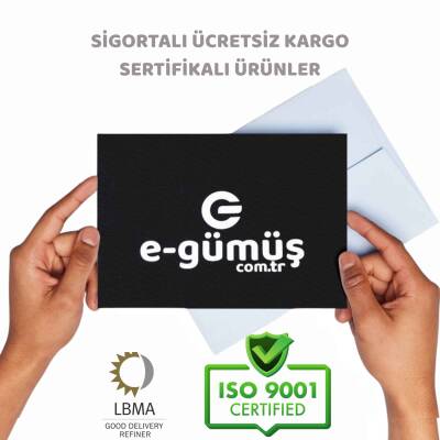 1 ONS (31.10gr. 999.9) Külçe Gümüş - 4