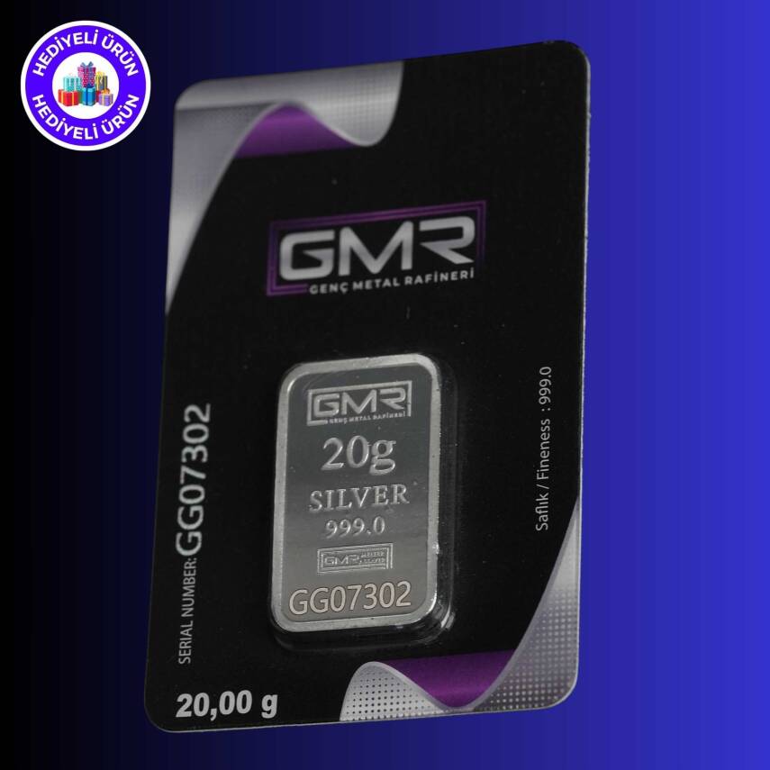 20gr (999.0) Külçe Gümüş - 1