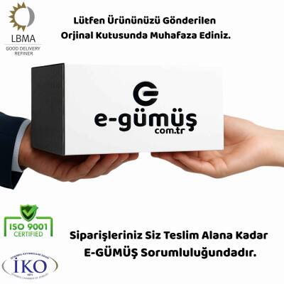 HAS Külçe Gümüş 500gr. (999.9) - 2
